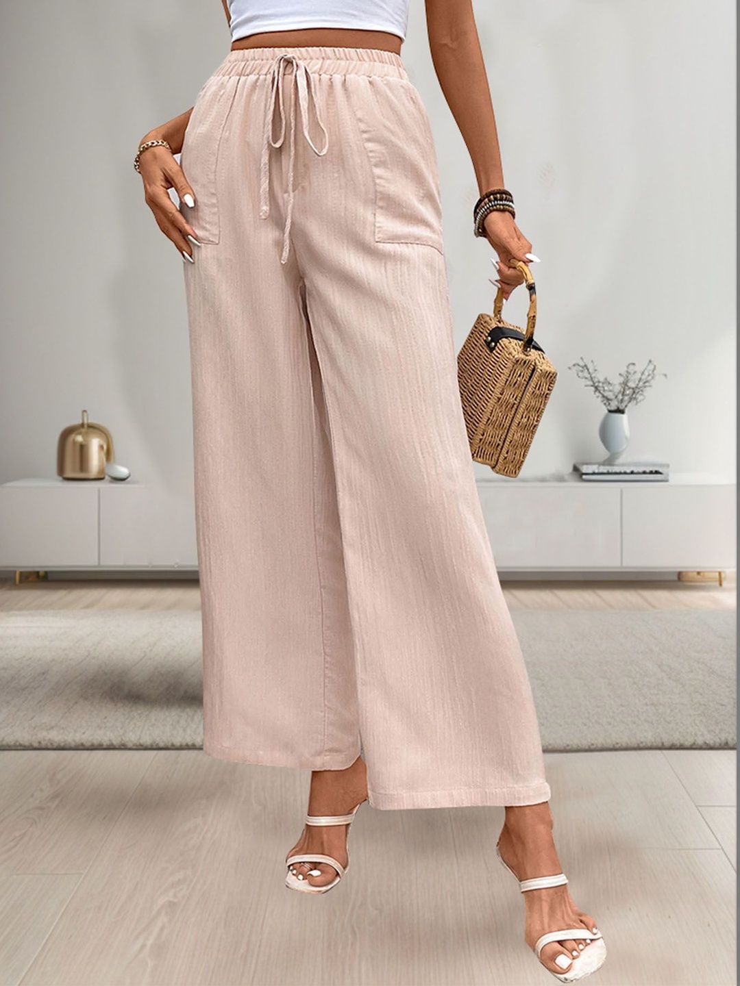 Women Loose Fit Non Iron Trousers