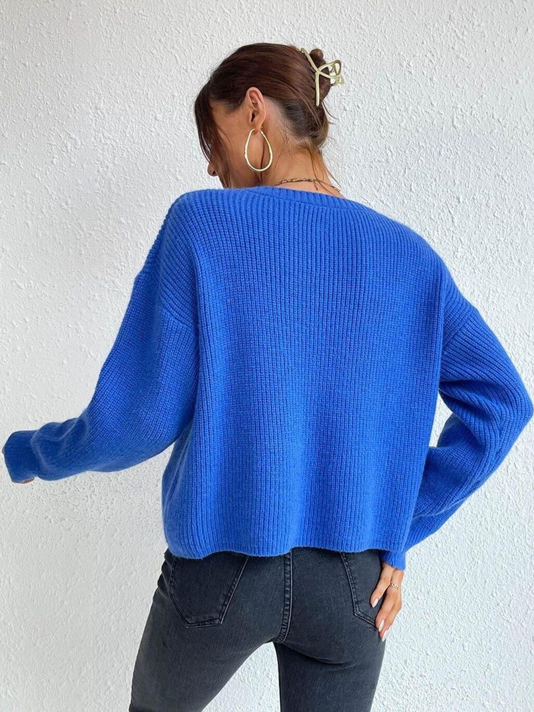 Women Ribbed Pullover