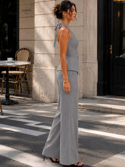 Striped Vest Top with Palazzos
