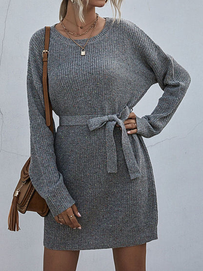 Women's Grey Pullover Blend Printed Regular Fit
