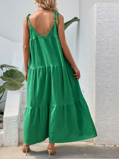 Casual Solid Maxi Dress