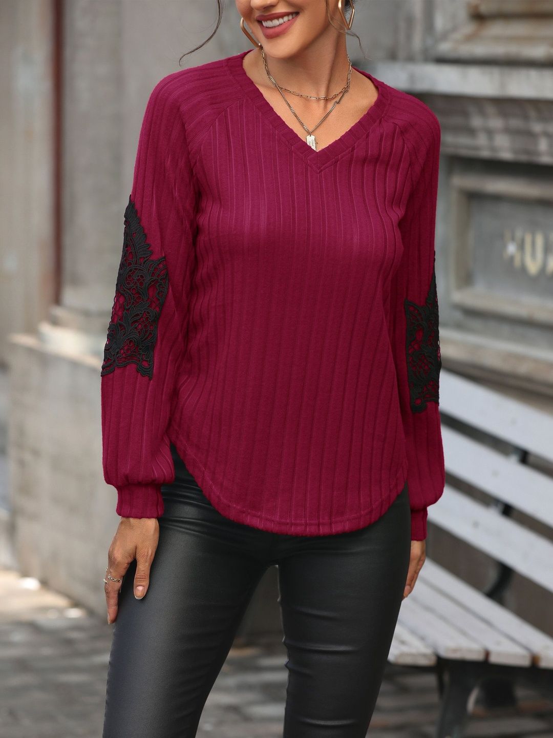 Women V-Neck T-shirt