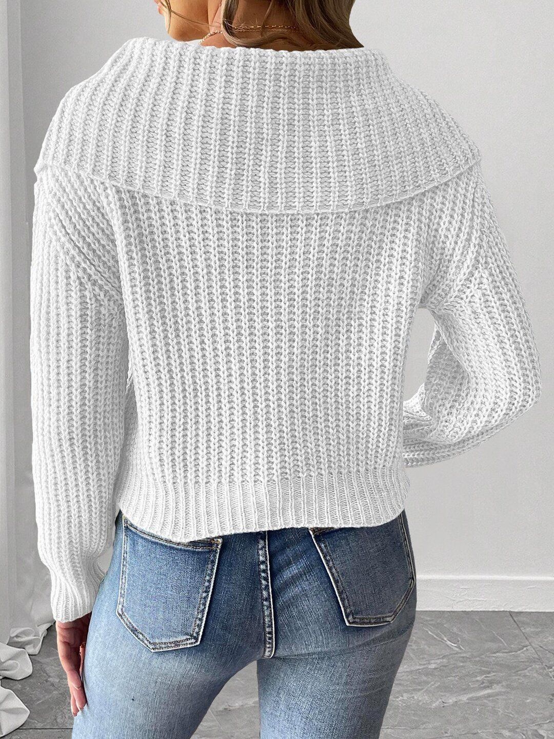 Women Ribbed Pullover