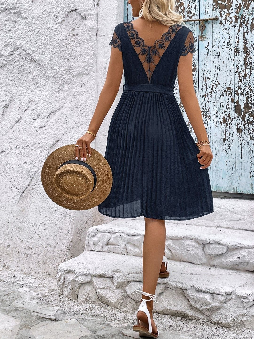 Fit & Flare Midi Dress