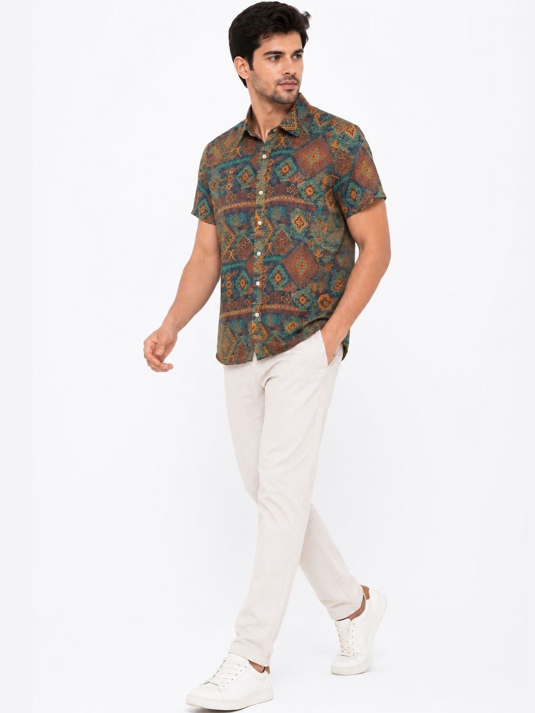Men Comfort Printed Casual Shirt