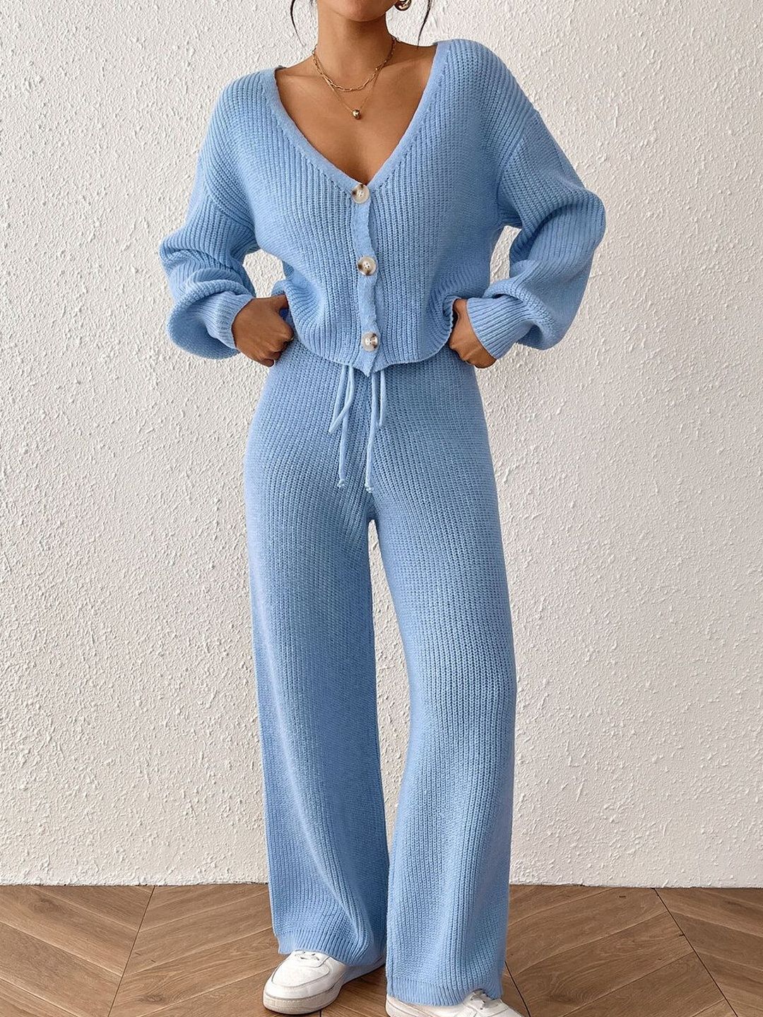 Women Ribbed Crop Cardigan