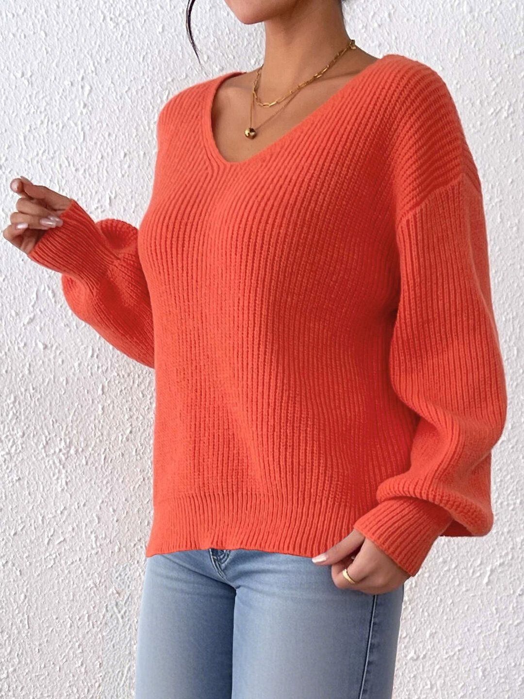 Women Ribbed Pullover