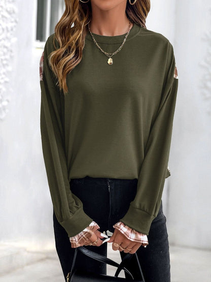 Women Colourblocked Sweatshirt