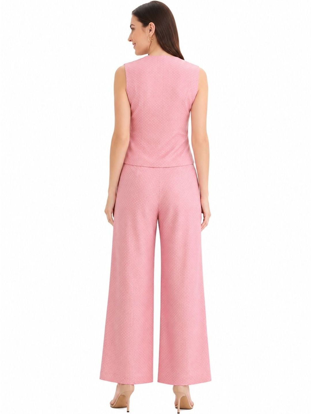 Self Design Vest Top with Trousers