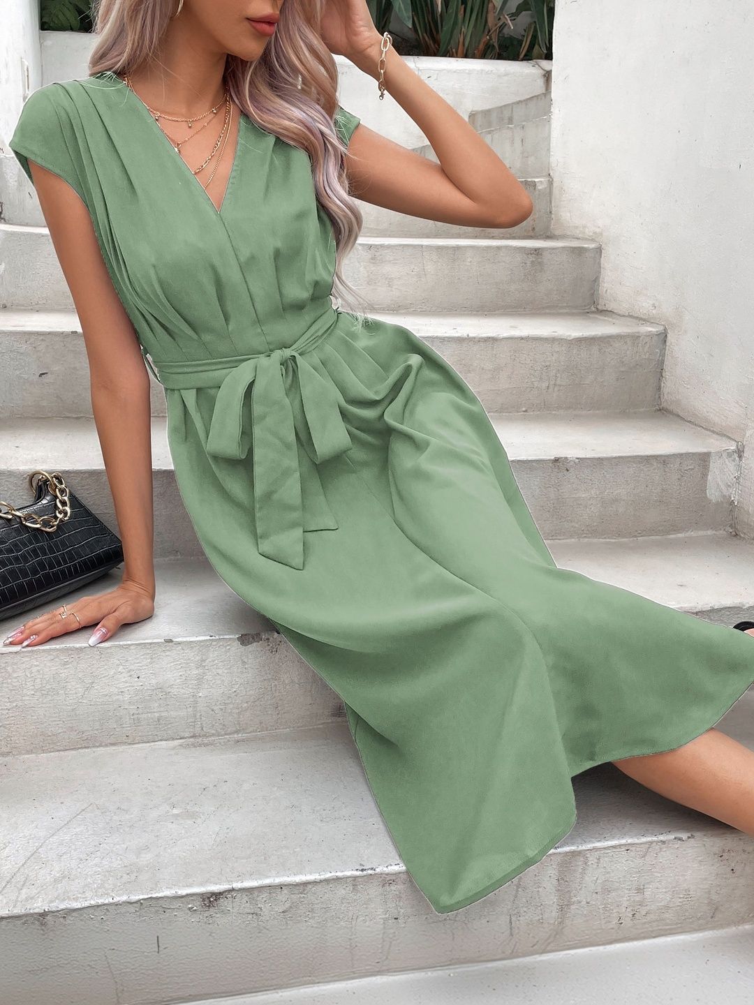 Fit & Flare Midi Dress