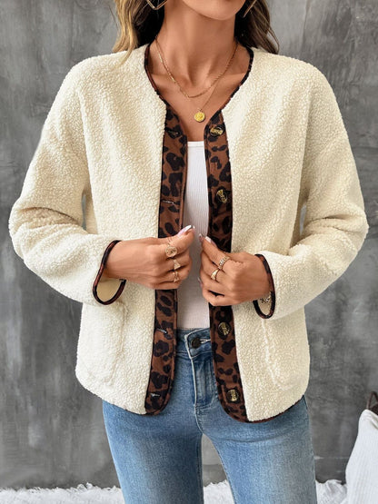 Women Colourblocked Lightweight Open Front Jacket