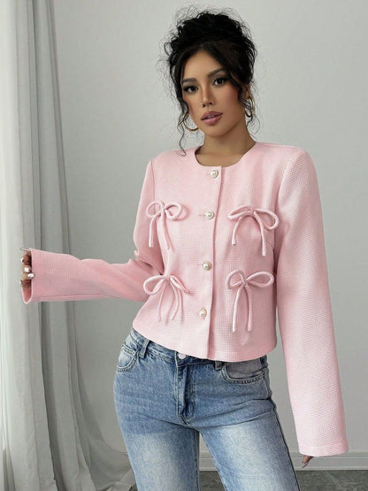 Women Open Front Jacket