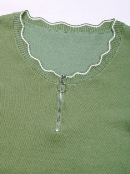 Women's Green Pullover Blend