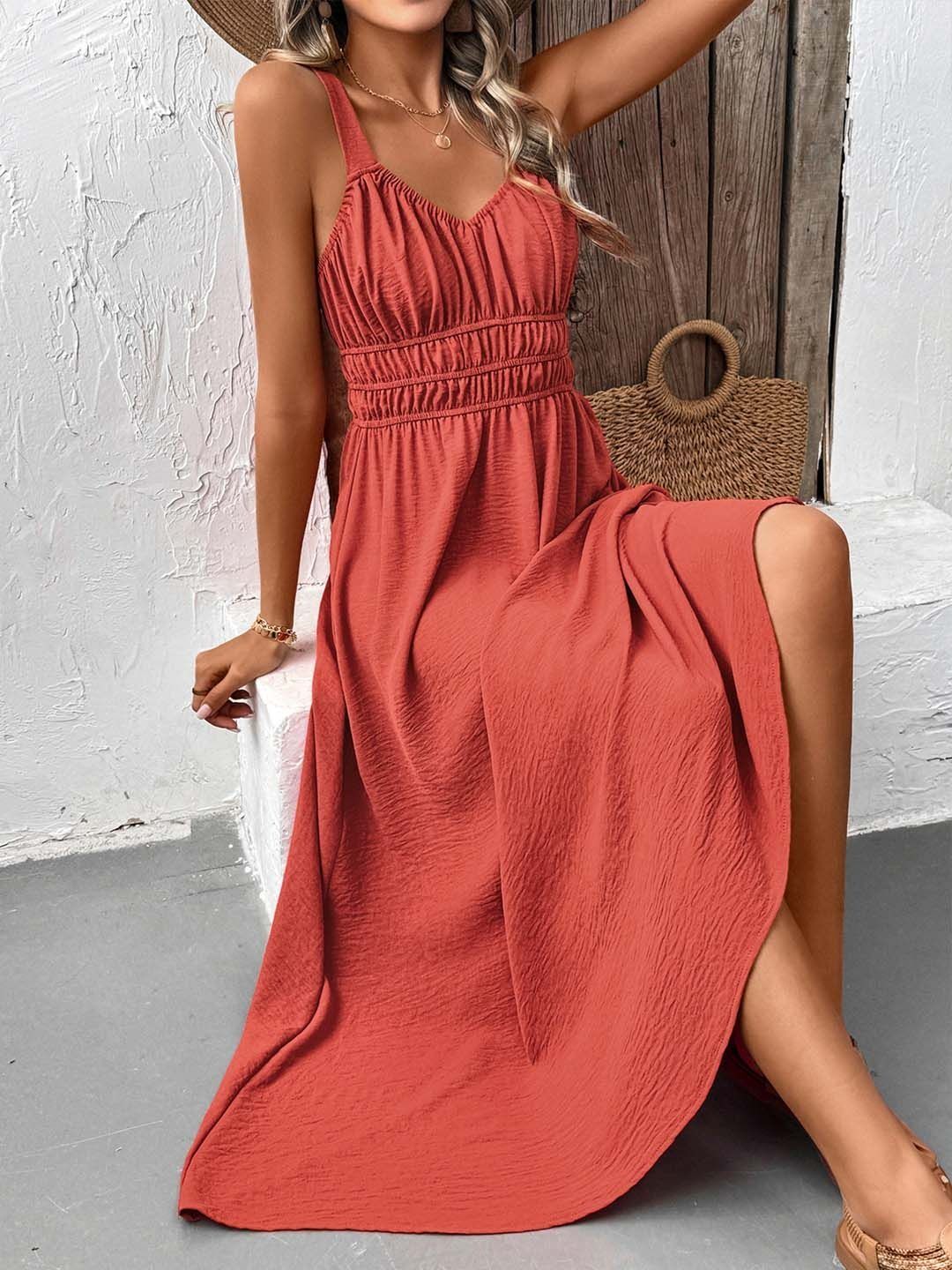 Fit & Flare Midi Dress