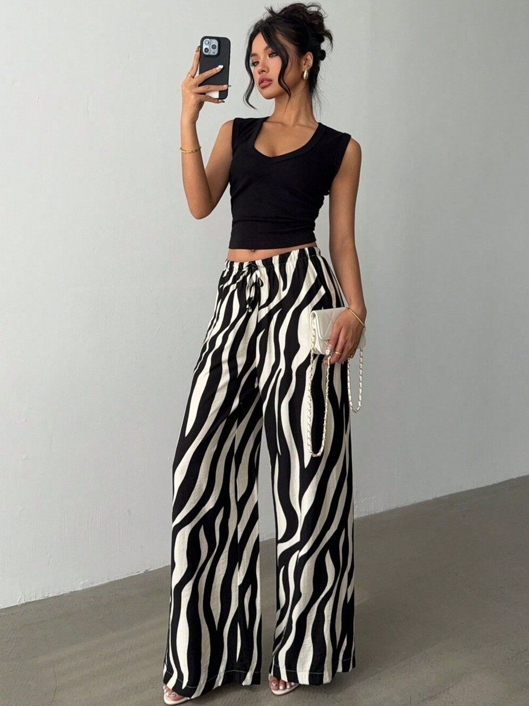 Women Animal Printed Trousers