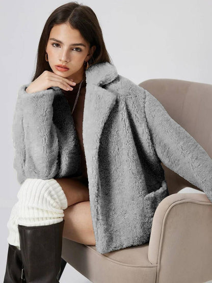 Women's Grey Lightweight Puffer Jacket