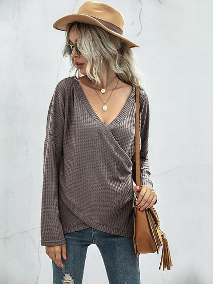 Pullover in Brown Style 327 - Nowi Korean Fashion