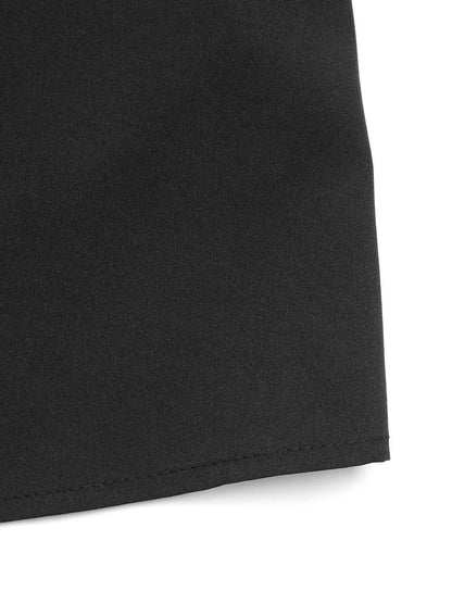 Women's Black Puff Sleeve Top