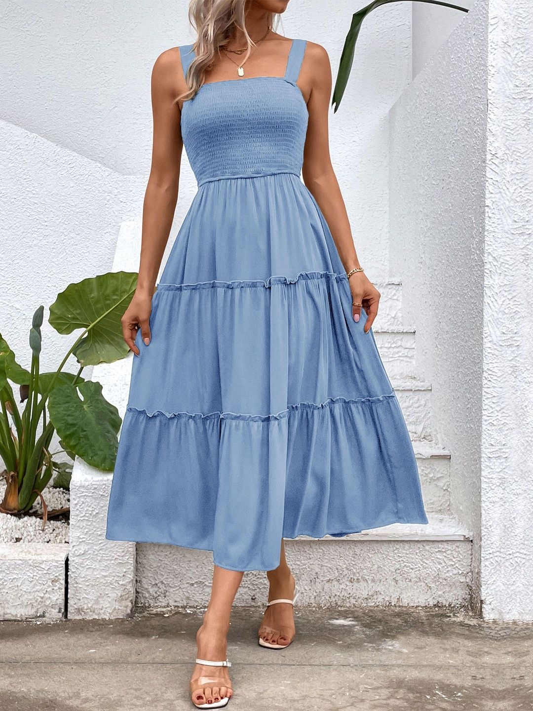 Fit & Flare Midi Dress