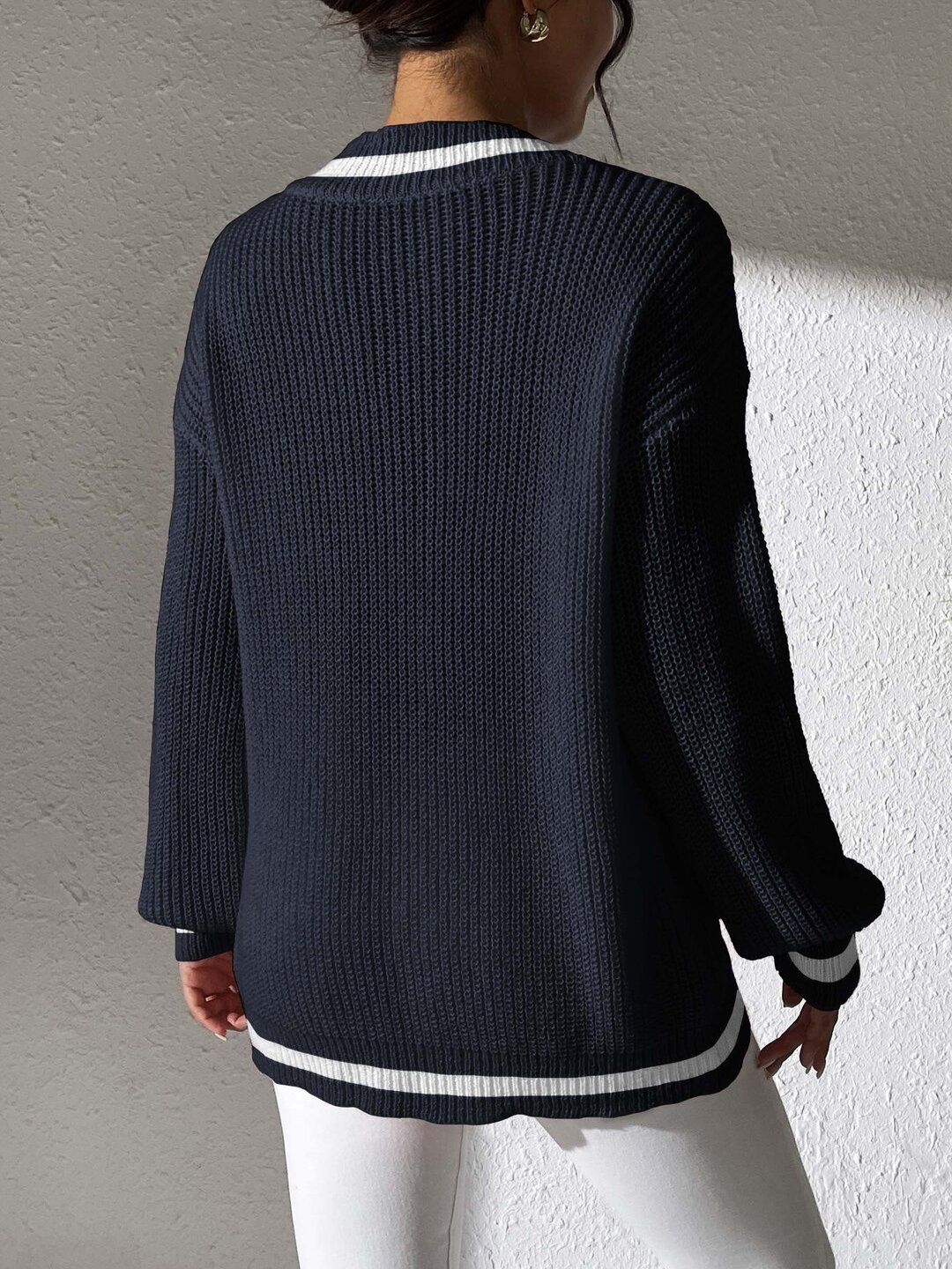 Women Striped Pullover