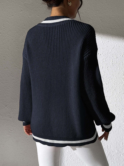 Women Striped Pullover