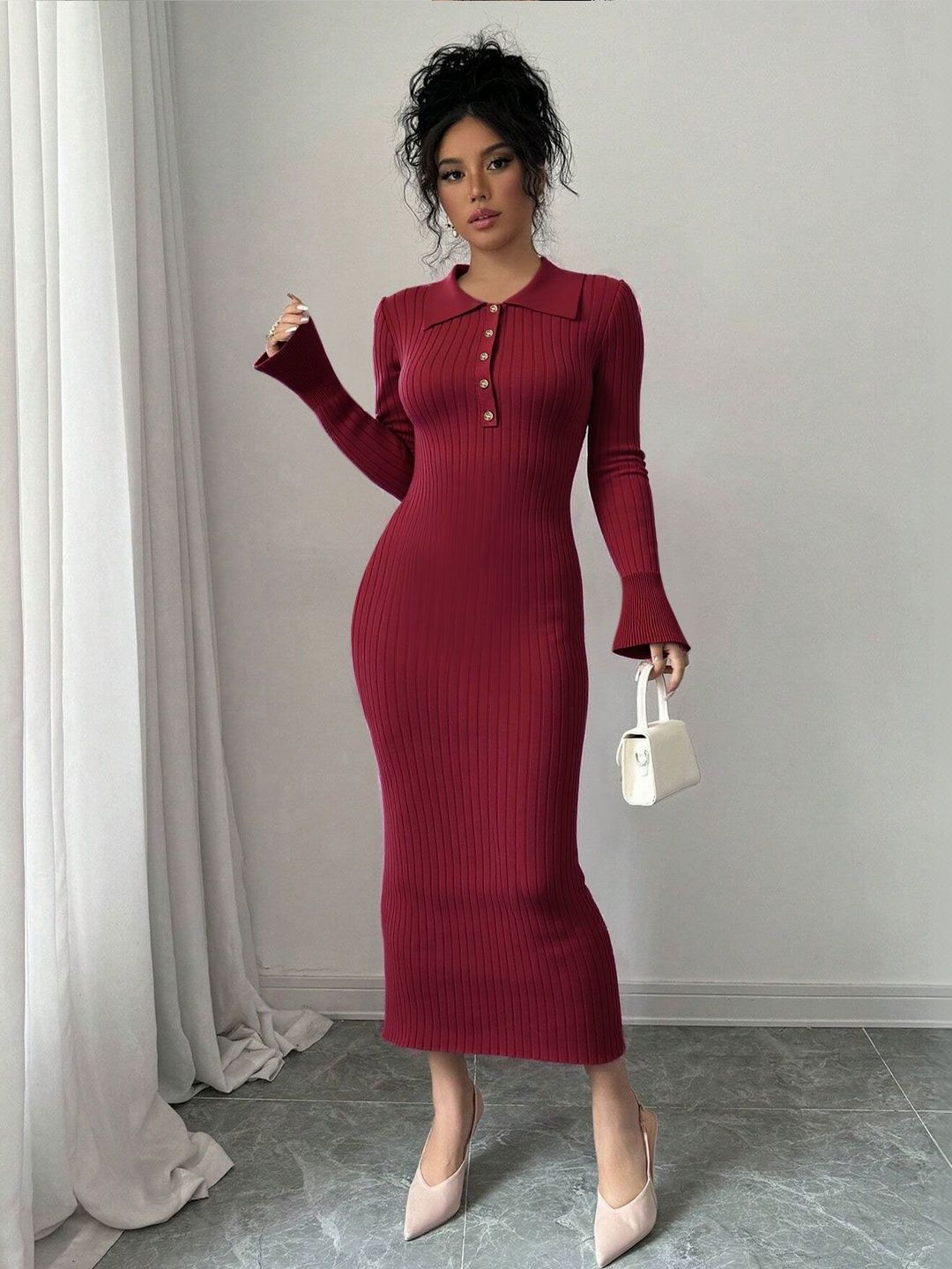 NOWI Bodycon Midi Dress