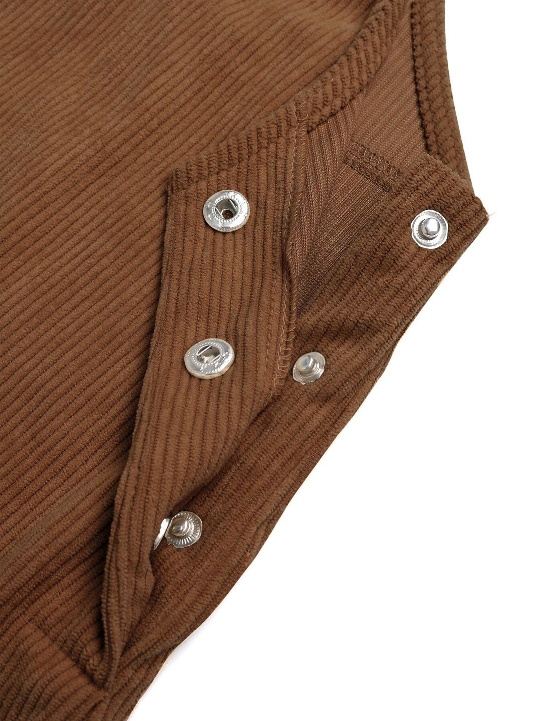 Women's Brown Stylish Corduroy Dress