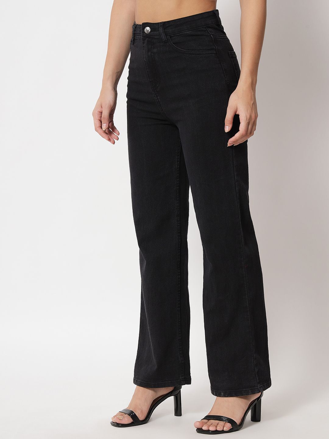 Women Regular Fit High-Rise No Fade Stretchable Jeans