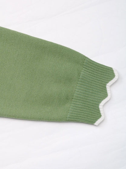 Women's Green Pullover Blend