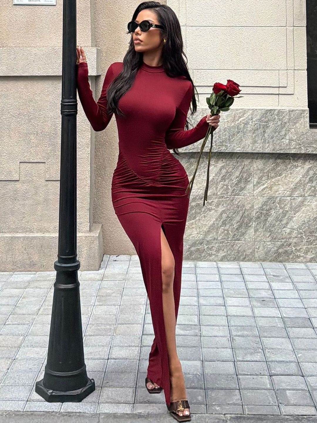 NOWI Bodycon Maxi Dress