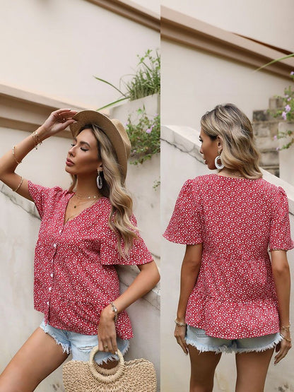 Women Floral Printed Casual Shirt