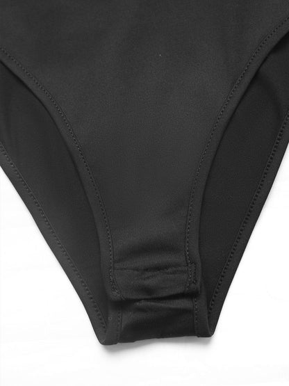Self Design V-Neck Bodysuit