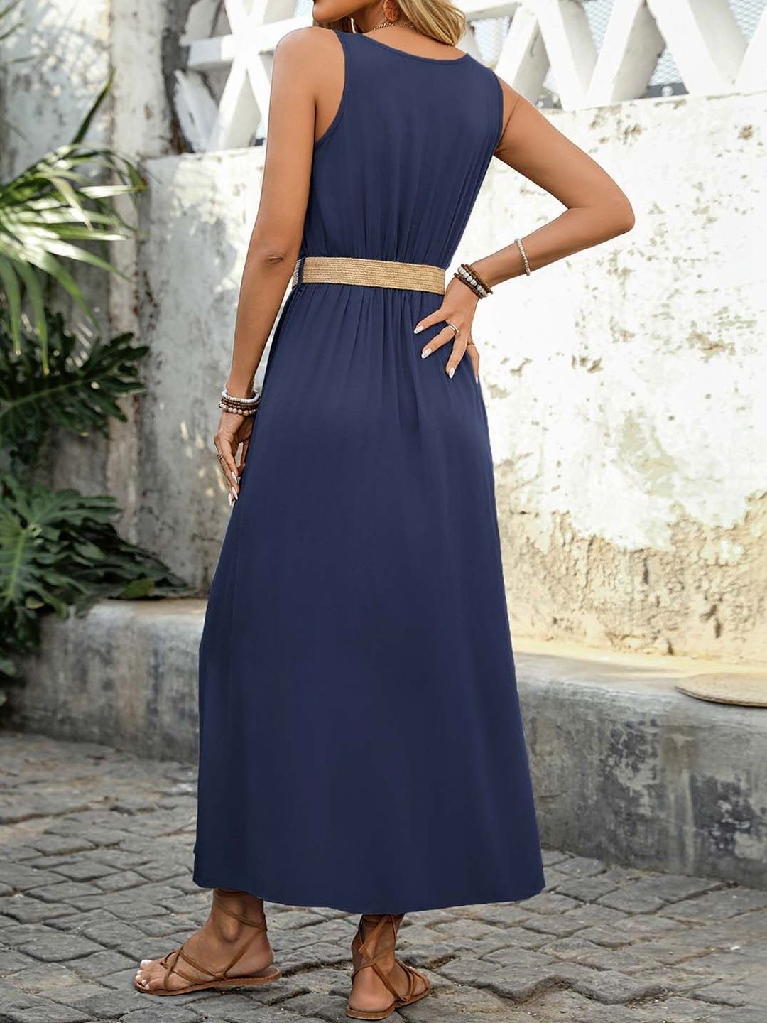 A-Line Midi Dress