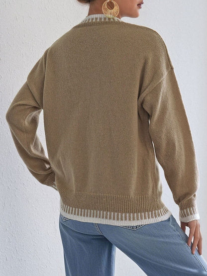 Women Pullover with Applique Detail