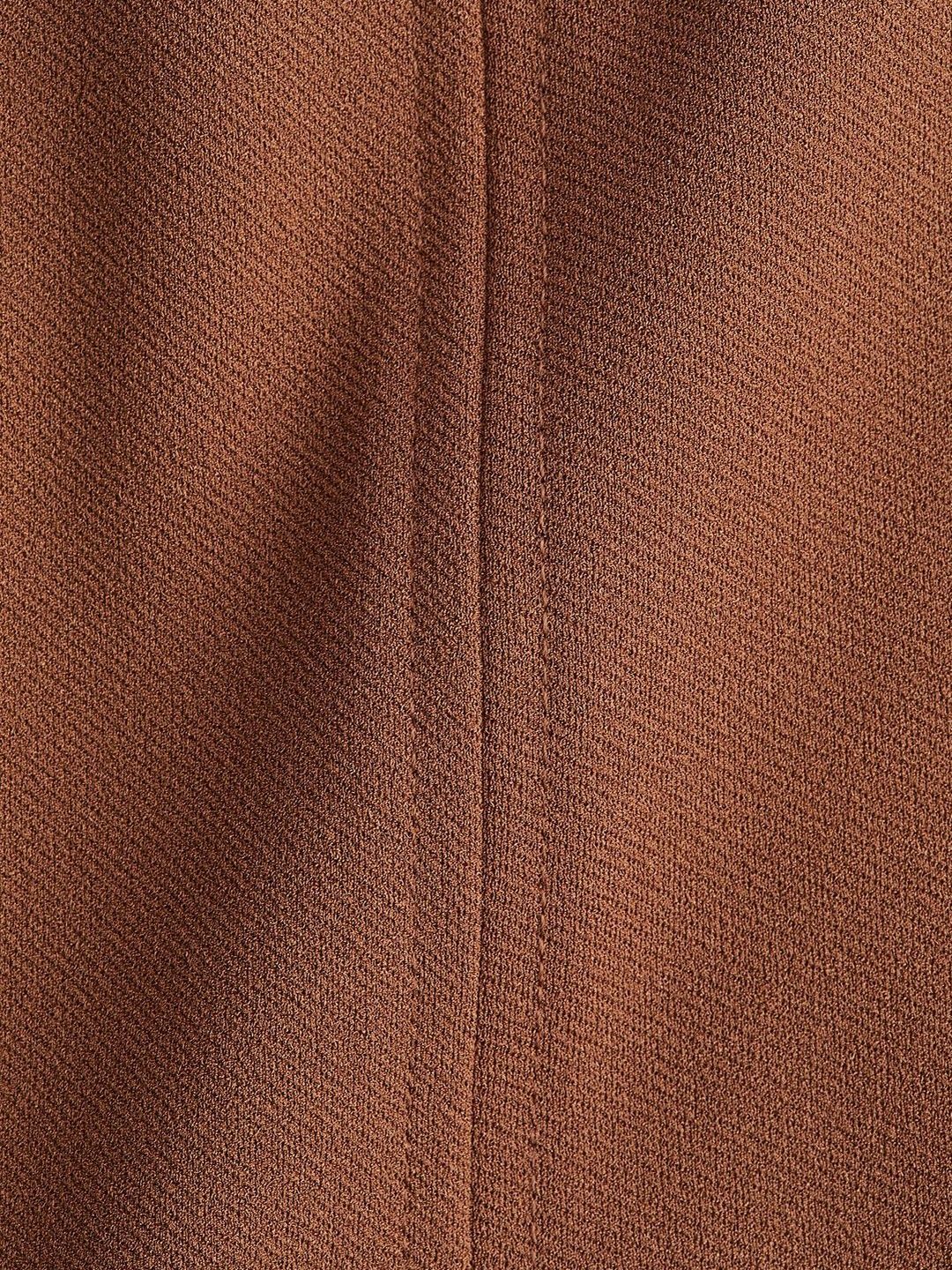 NOWI Women Straight Fit High-Rise Pleated Trousers