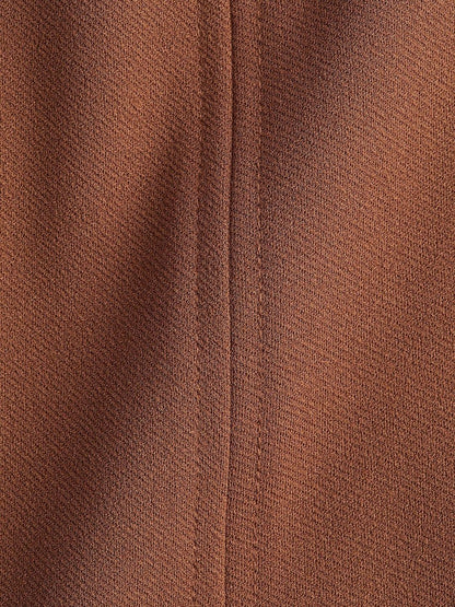 Women Straight Fit High-Rise Pleated Trousers