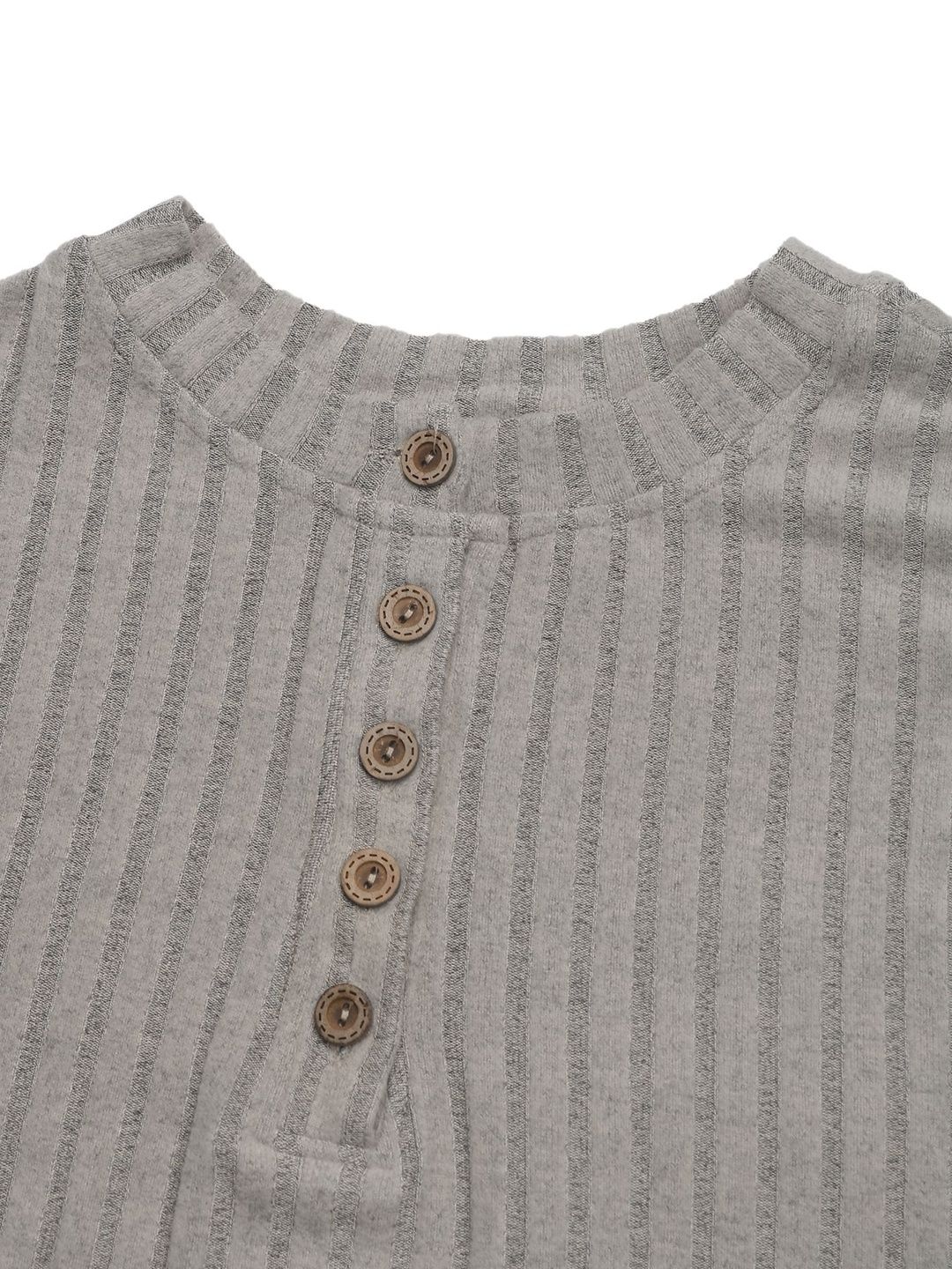Women Henley Neck T-shirt