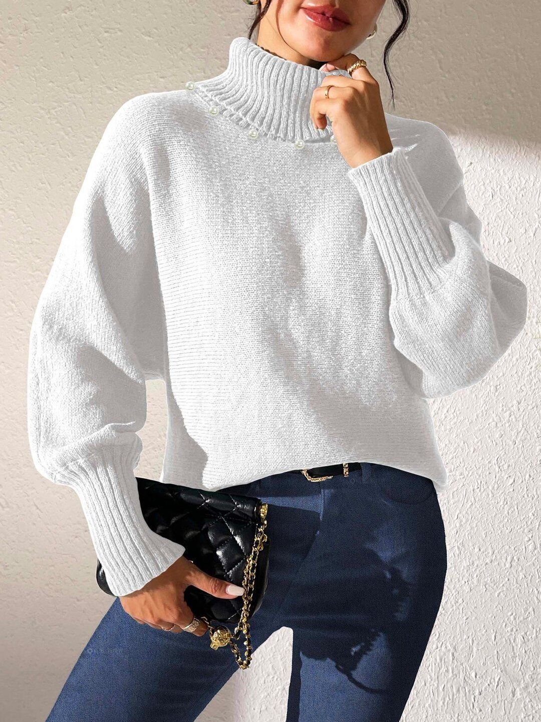 Women Pullover with Embellished Detail