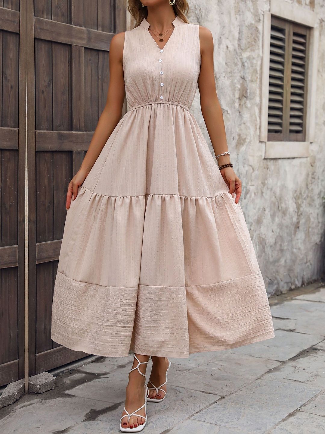 A-Line Midi Dress