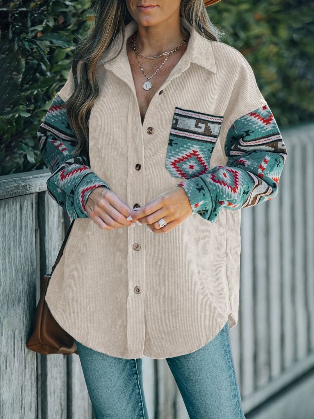 Women Colourblocked Casual Shirt