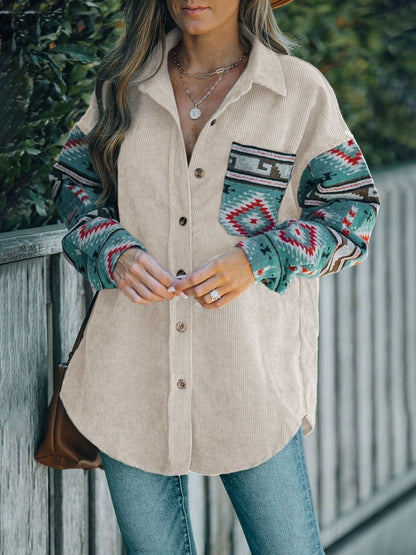 Women Colourblocked Casual Shirt