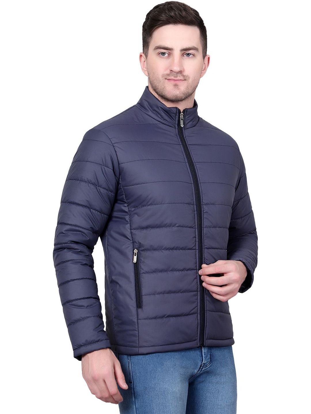 NOWI Stand Collar Lightweight Puffer Jacket