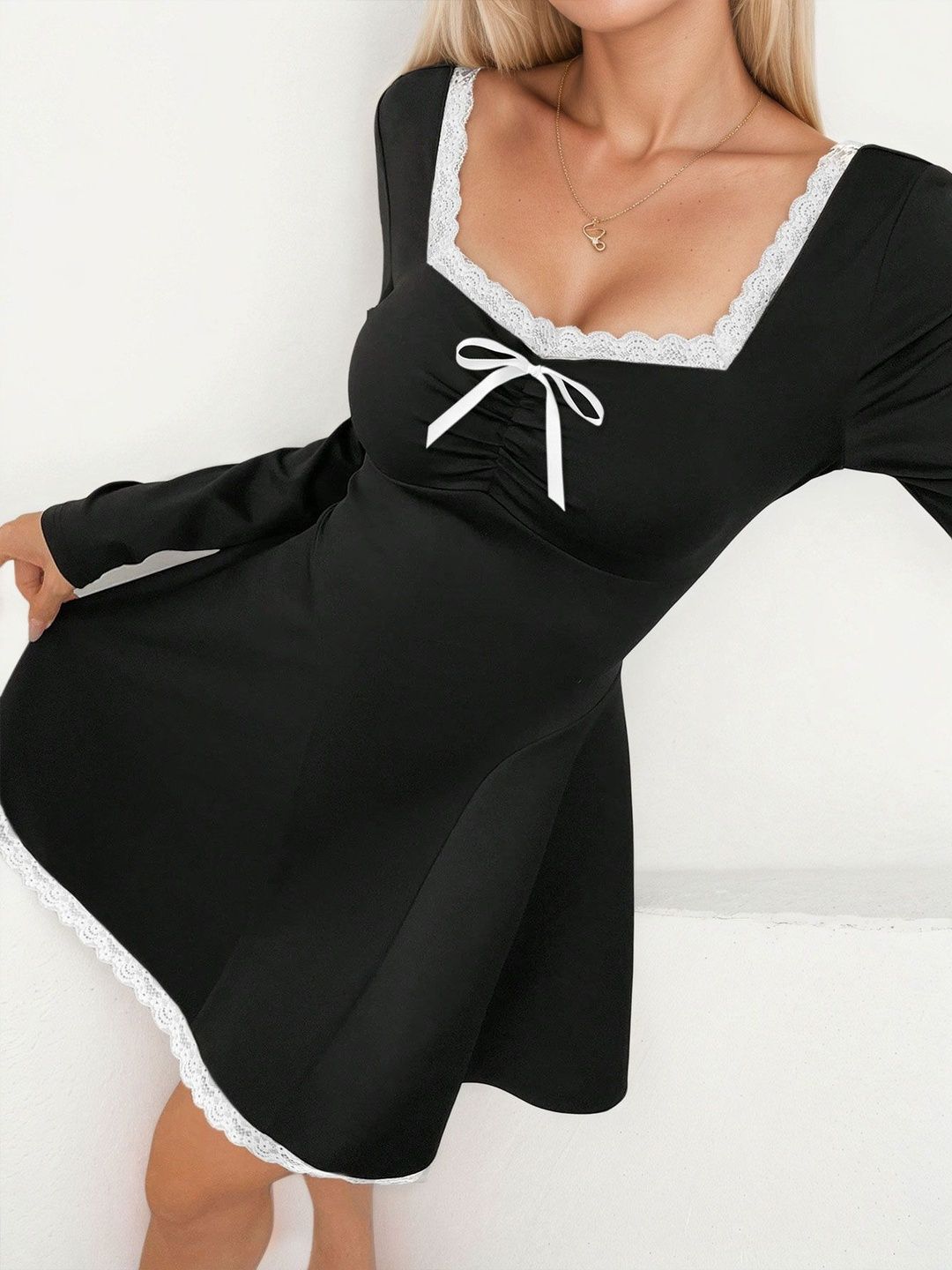 NOWI Fit & Flare Mini Dress