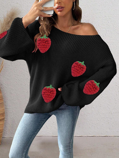 Women Embroidered Pullover with Embroidered Detail