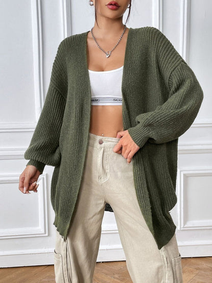 Women Ribbed Cardigan