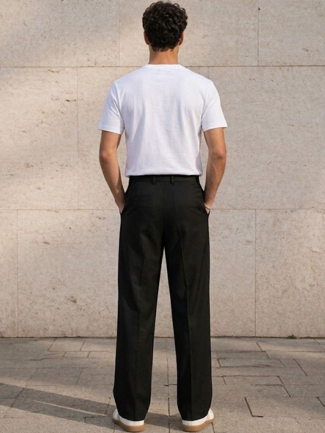 Men Pleated Trousers