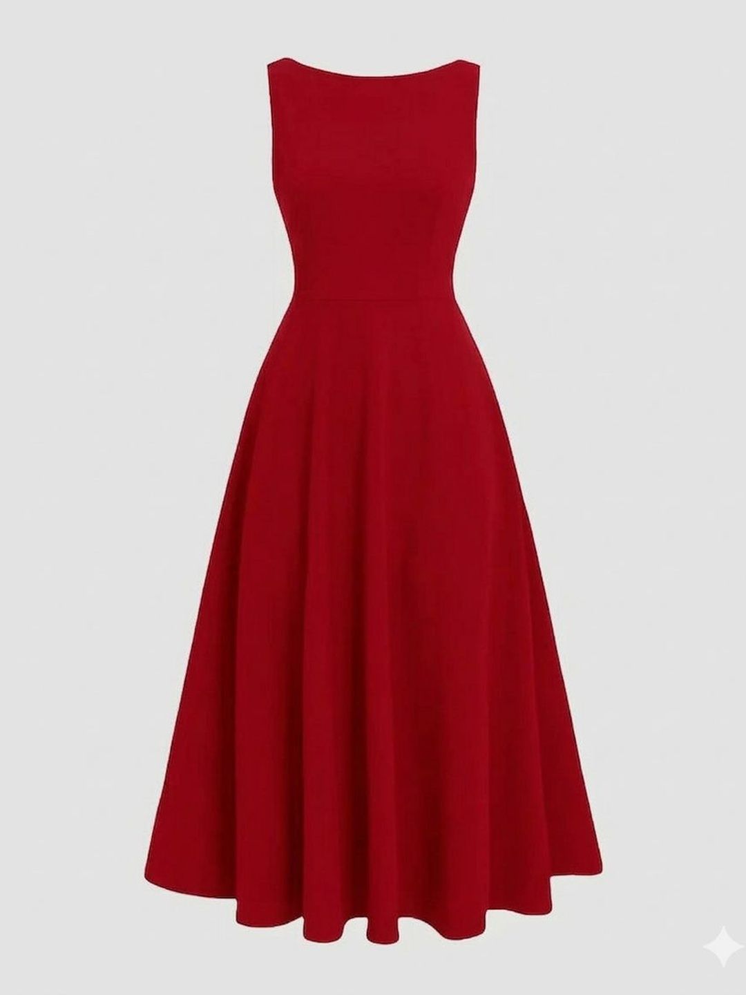 Fit & Flare Midi Dress