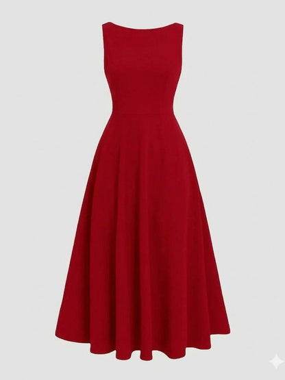 Fit & Flare Midi Dress