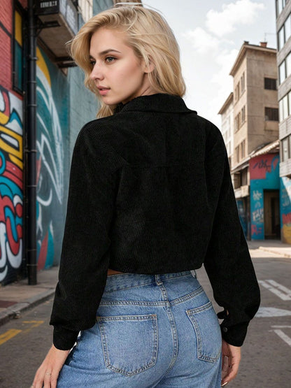 NOWI Women Lightweight Crop Woven Jacket