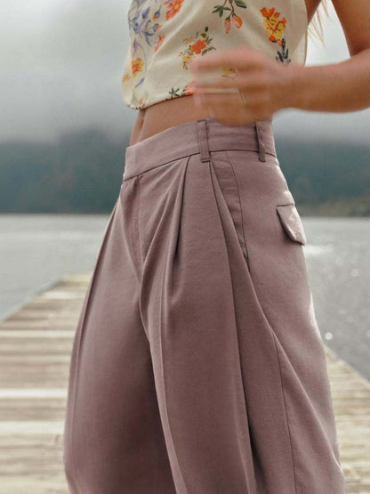 Women Pleated Trousers